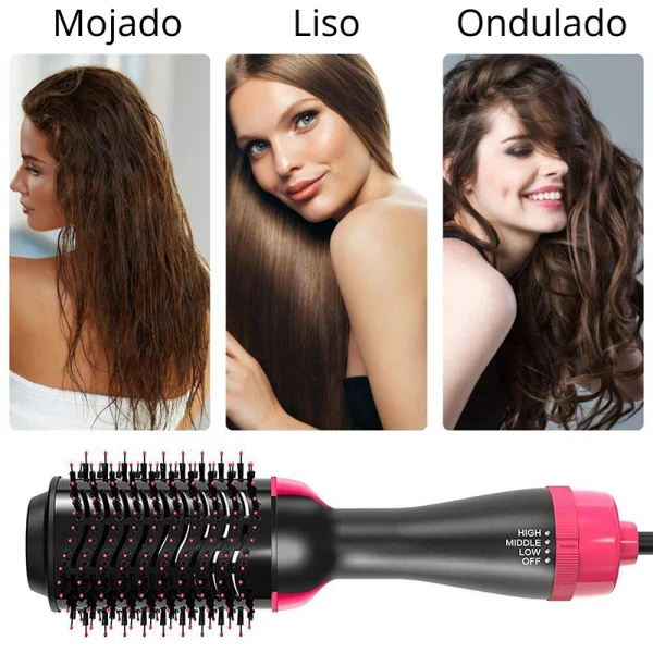 Cepillo 3 en 1 One Step Secador Alisador Moldeador, imagen 7