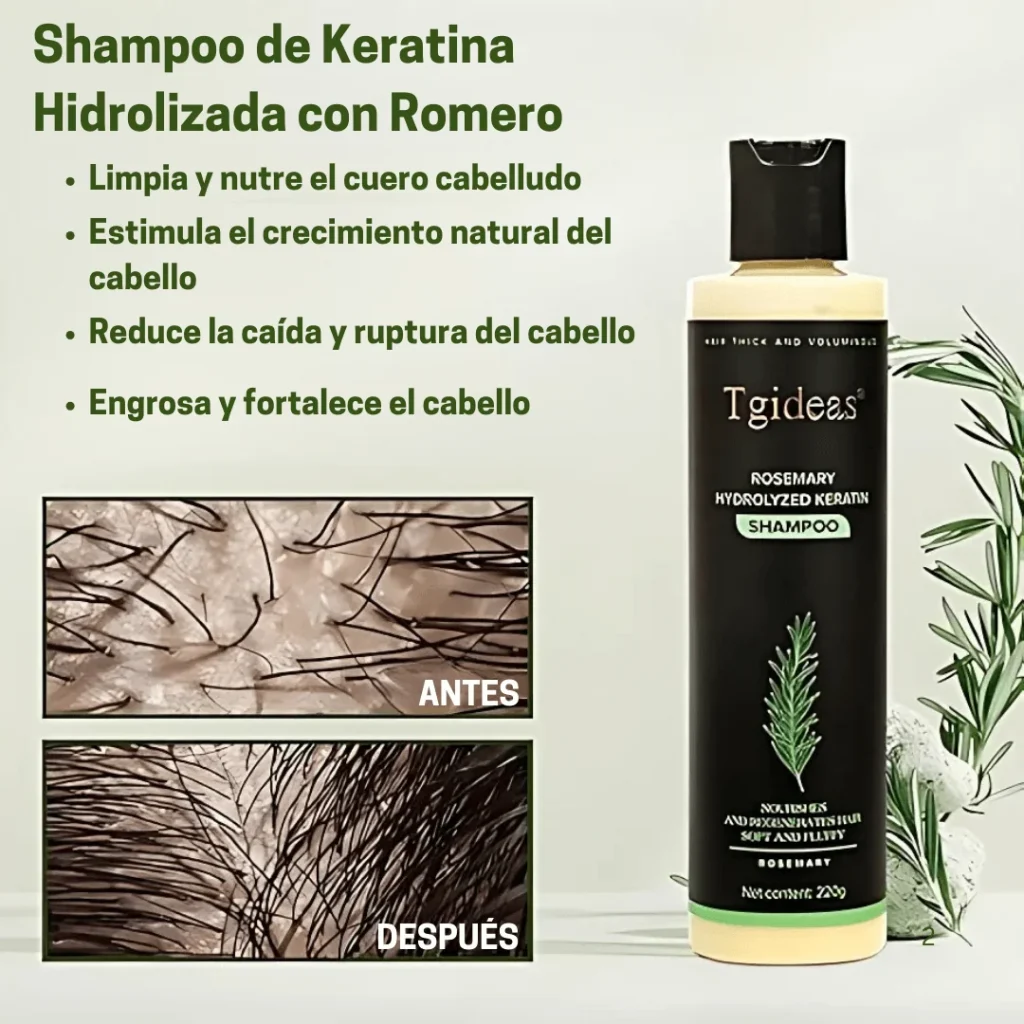 Keratina + Romero + Ortiga + Biotina