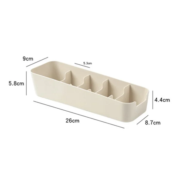 Pack de 3 Cajas Organizadoras con 5 Divisiones, imagen 4