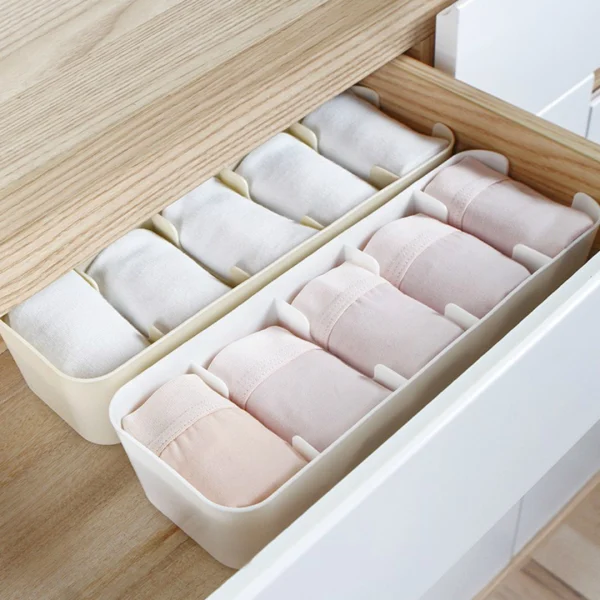 Pack de 3 Cajas Organizadoras con 5 Divisiones, imagen 3