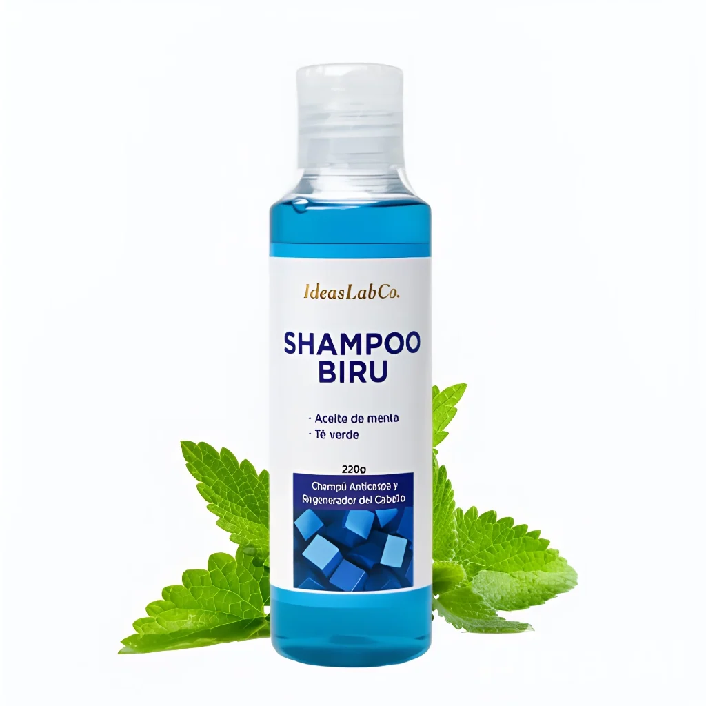 Descubre el poder de un cuero cabelludo limpio y fresco – Shampoo Biru™ Anticaspa con Menta y Té Verde