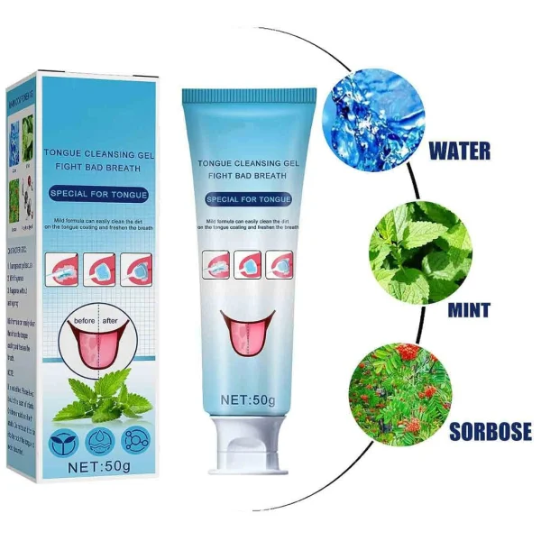 Gel de limpieza de Lengua con Cepillo, imagen 4