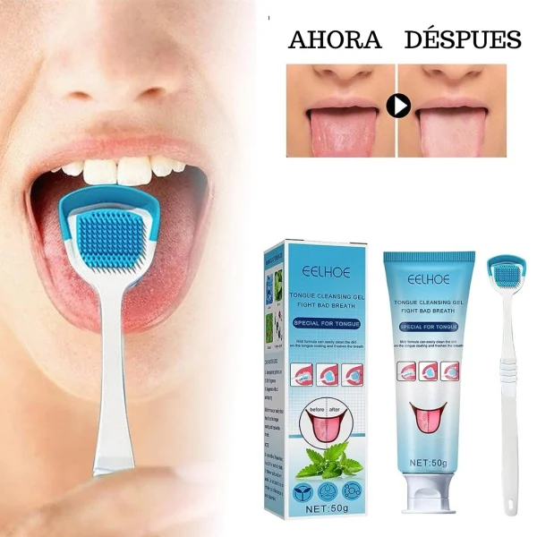 Gel de limpieza de Lengua con Cepillo, imagen 3