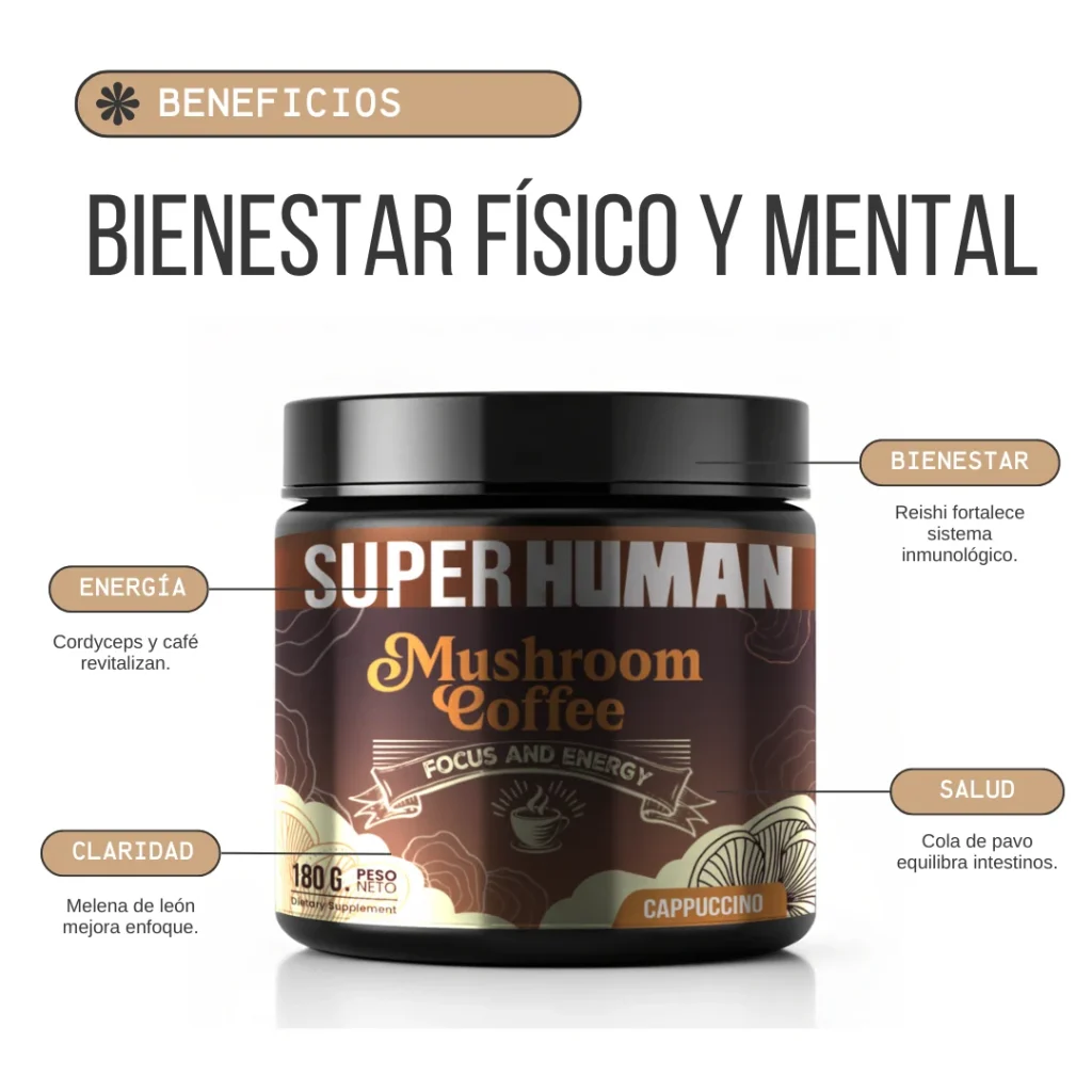 ¿Cuál es la dosis recomendada para Mushroom Coffee?