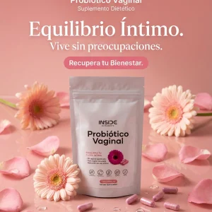Probiótico Vaginal - Equilibrio para tu flora íntima (120 cápsulas)