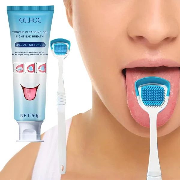 Gel de limpieza de Lengua con Cepillo
