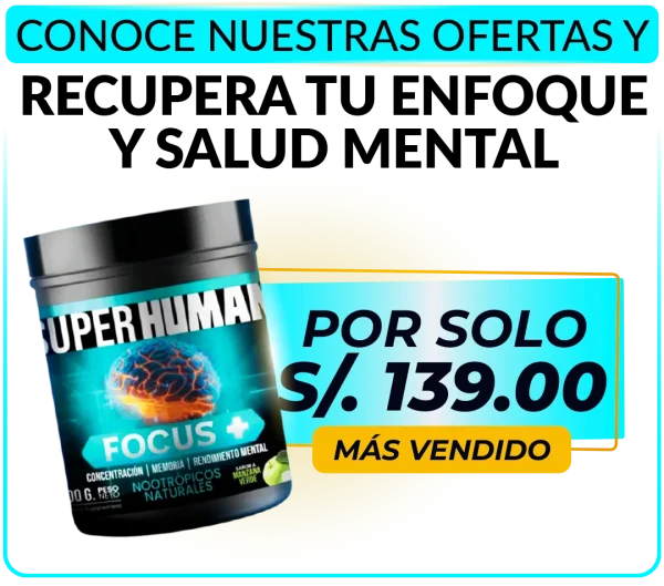 Focus Plus - SuperHuman™ Máximo Rendimiento Mental y Productivo PG, imagen 3
