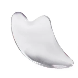 Guasha piedra masajeadora transparente