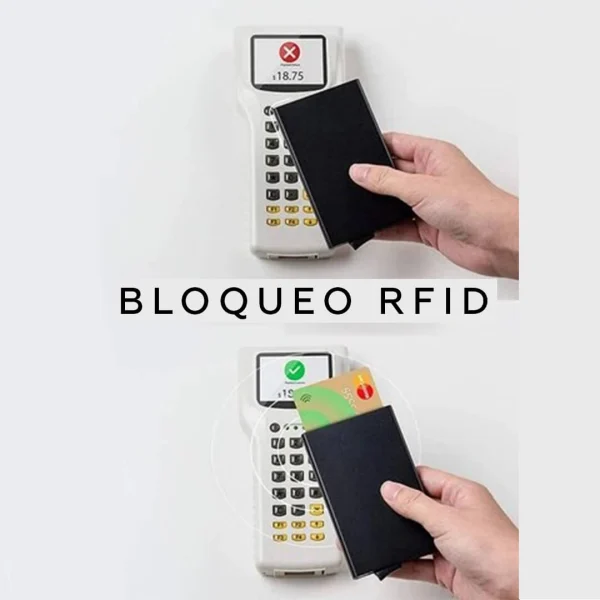 PopWallet - Porta Tarjetas Anti RFID, imagen 3